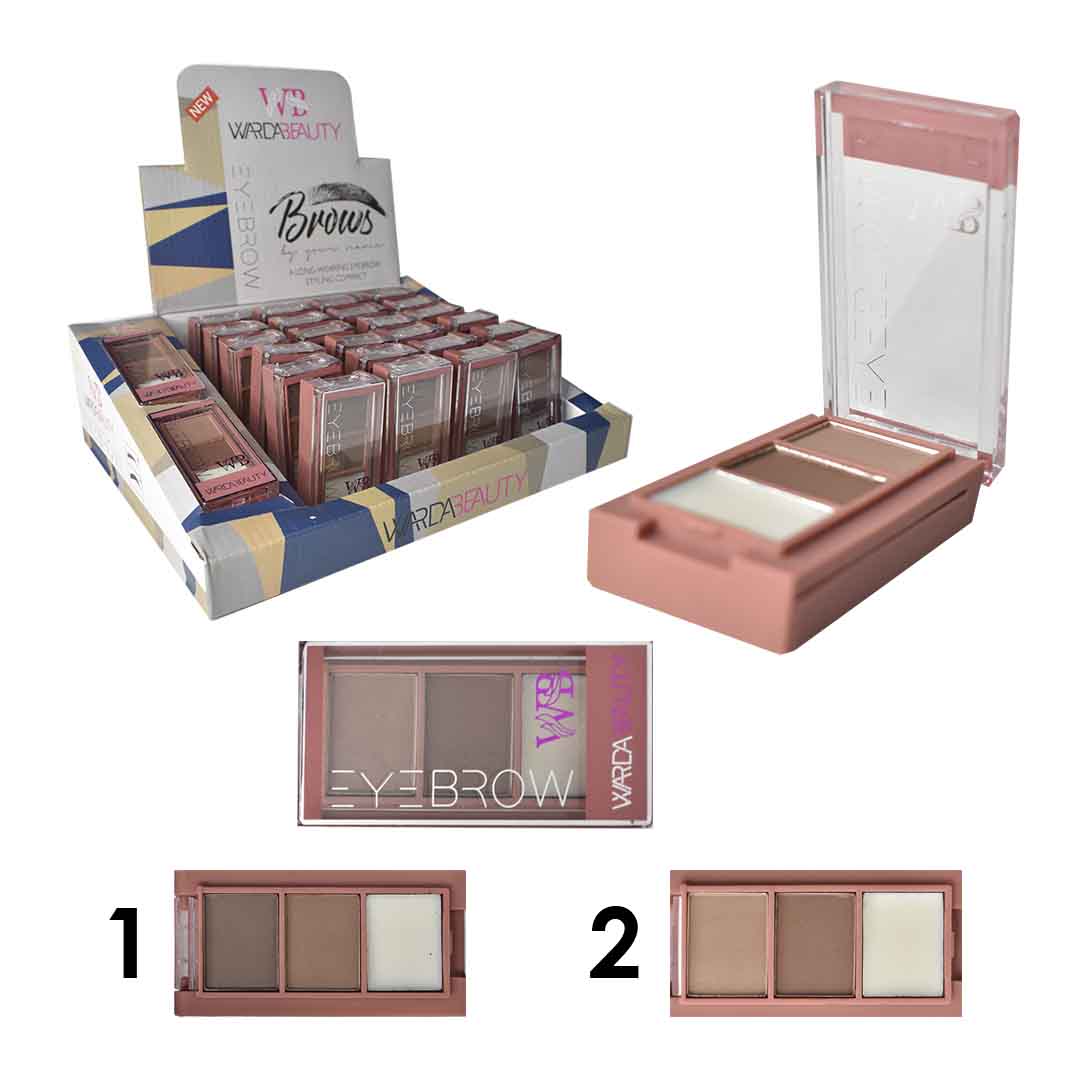 Delineadores de cejas wardabeauty 3 colores