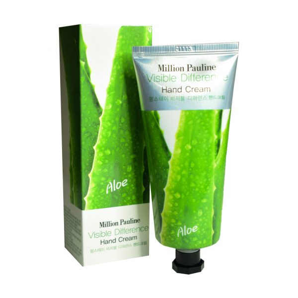 Crema de manos aloe vera million pauline caja verde