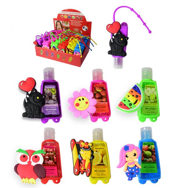 Gel antibacterial portable con diseños varios 1