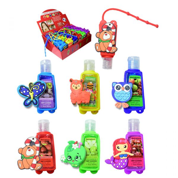 Gel antibacterial portable con diseños varios e