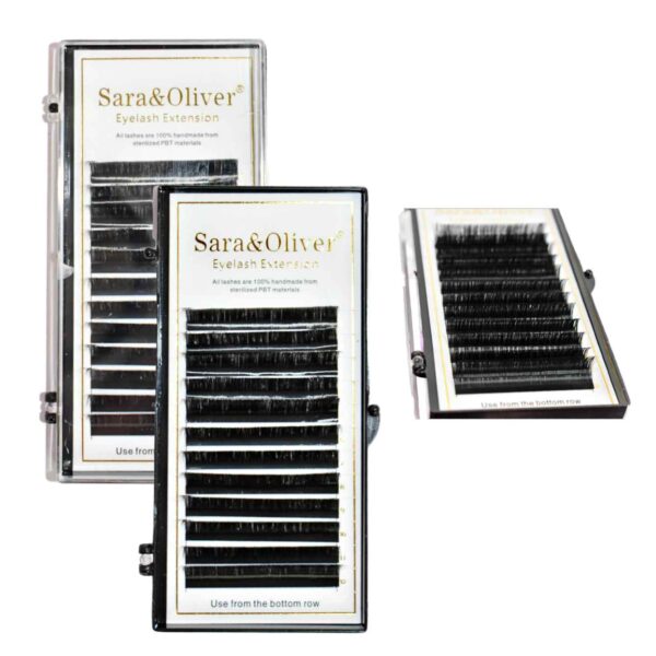 Extensiones de pestañas 15mm Rizo D Sara &amp