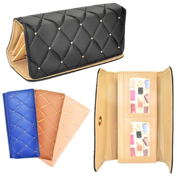 Billetera Rectangular Con Puntos