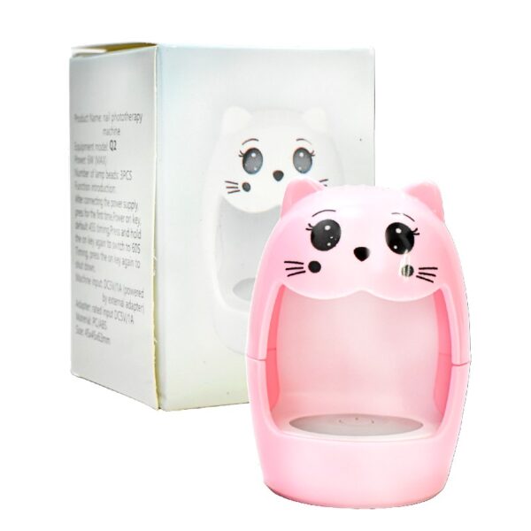 Mini Lampara De Uñas Led Uv Para Un Solo Dedo Presentacion De Gato 6W