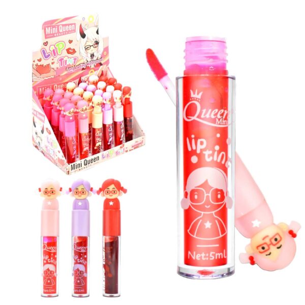 Tintas Para Labios En Presentacion  De Niñas Otakus Mini Queen