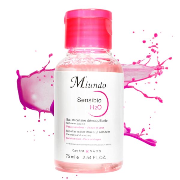 Desmaquillante Miundo Sensibio H2O Tapa Rosa 75Ml