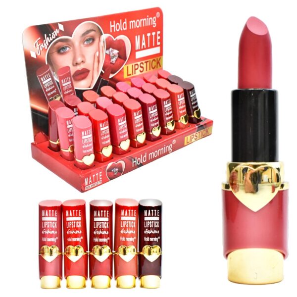 Labiales Matte Hold Morning Con Corazon Enfrente