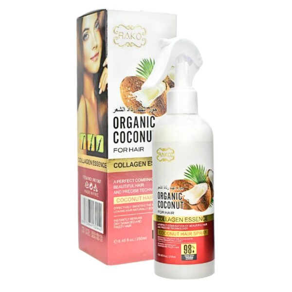 Spray Para El Cabello Rako De Coco Y Esencia De Colageno 250Ml