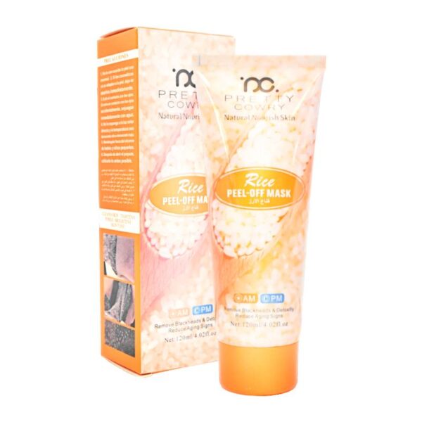 Jabon Para Rostro y Mascarilla Facial Peel-Off Am Y Pm Con Extracto De Arroz Pretty Cowry Tubo De 120Ml - Imagen 2