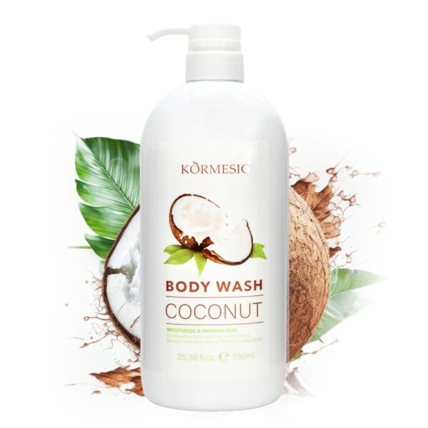 Jabon Corporal Con Extracto De Coco Kormesic 750Ml