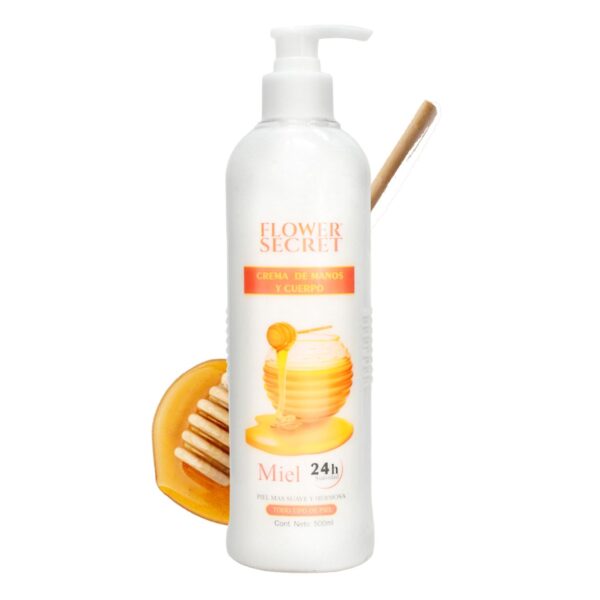 Crema De Mano Y Cuerpo Flower Secret De 500Ml LOTE 1 - Imagen 2