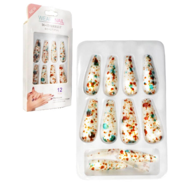 Uñas Press On Nails 12pcs - Imagen 6