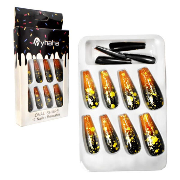 Uñas Press On Nails 12pcs - Imagen 2