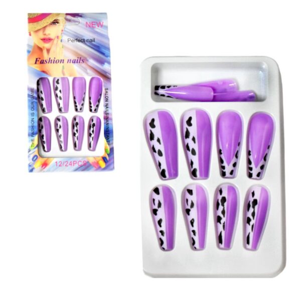 Uñas Press On Nails 12pcs LT1 - Imagen 6
