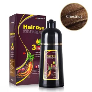 Shampo con tinte cafe 3 en 1 HIMEIDU 500ml