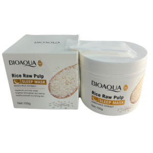 Mascarilla Facial Para Dormir con Extracto de Arroz Bioaqua