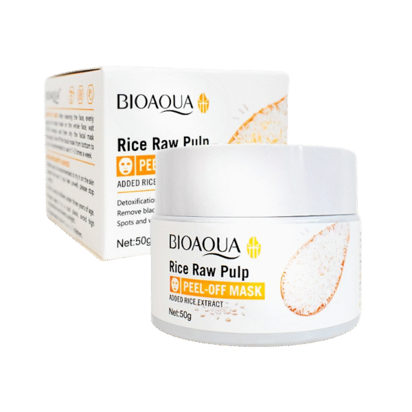 Crema Peel Off Mask Con Extracto de Arroz Bioaqua LOTE 1