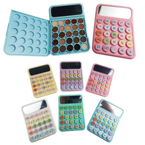 Paleta de sombras para ojos de 25 colores presentación tipo calculadora de BIGGERBOWIE